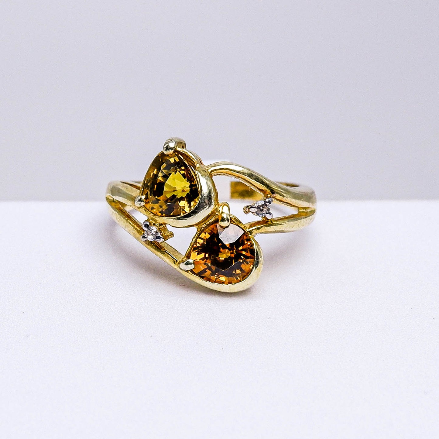 แหวนเงินแท้ 925 ฝังพลอย มาลีการ์เน็ต (Mali Garnet) + เซอร์คอน (Zircon)