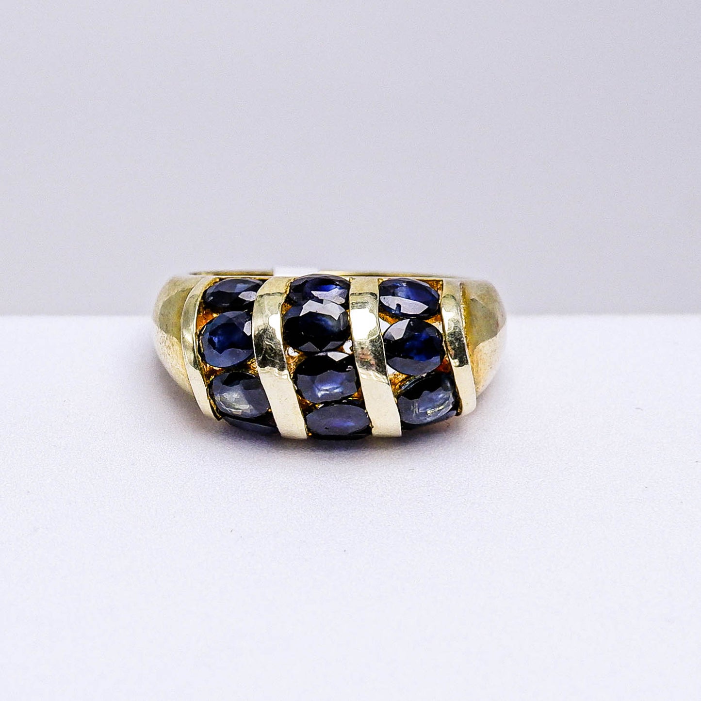 แหวนเงินแท้ 925 ฝังพลอย ไพลิน (Blue Sapphire)