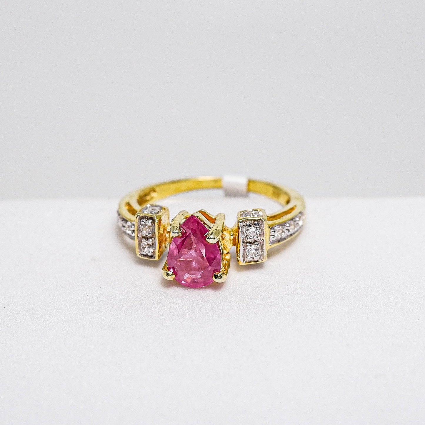 แหวนเงินแท้ 925 ฝังพลอย ทับทิมแทนซาเนีย (Ruby Tanzanite) + เซอร์คอน (Zircon) - Thaigems