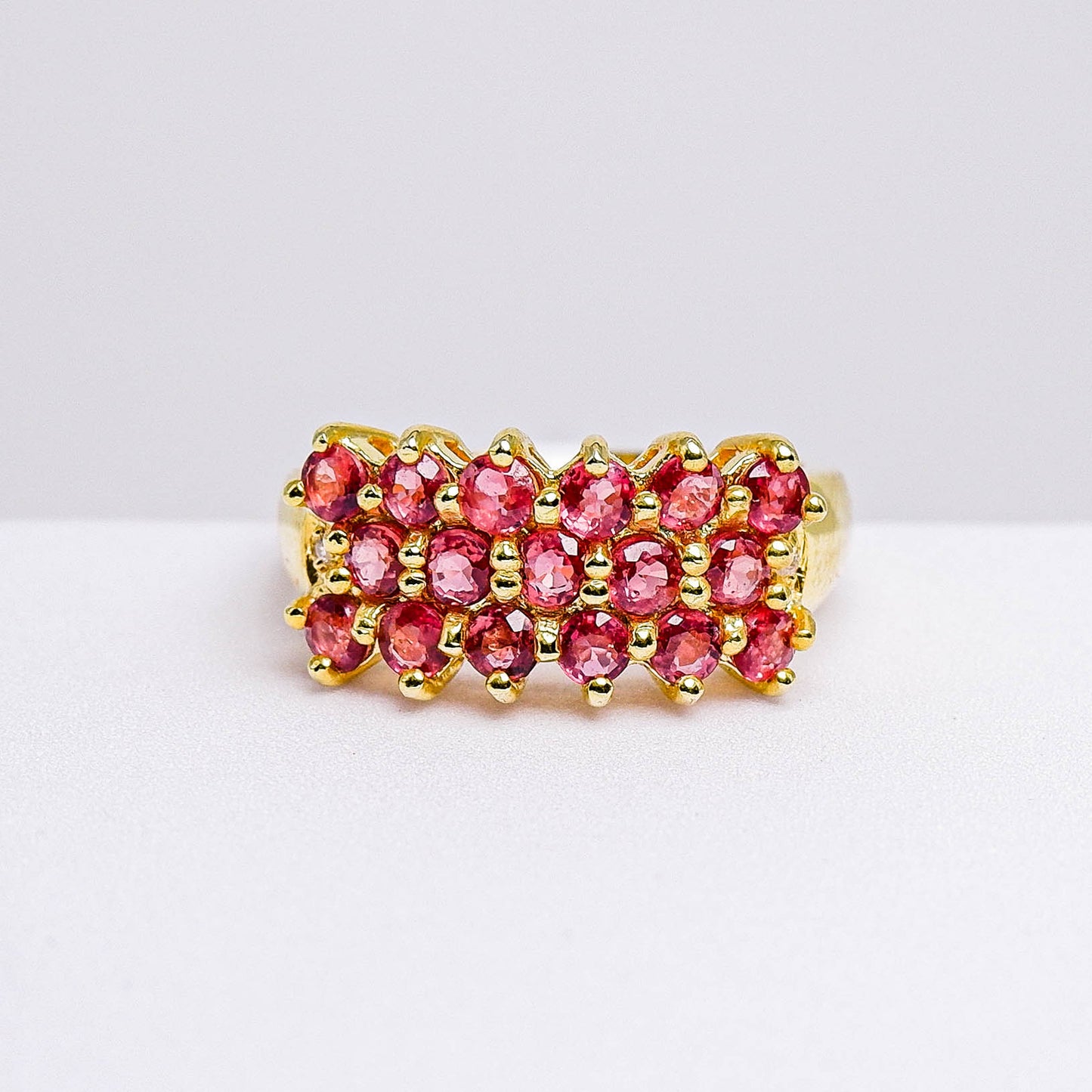 แหวนเงินแท้ 925 ฝังพลอย แซฟไฟร์ (Sapphire) + เซอร์คอน (Zircon)