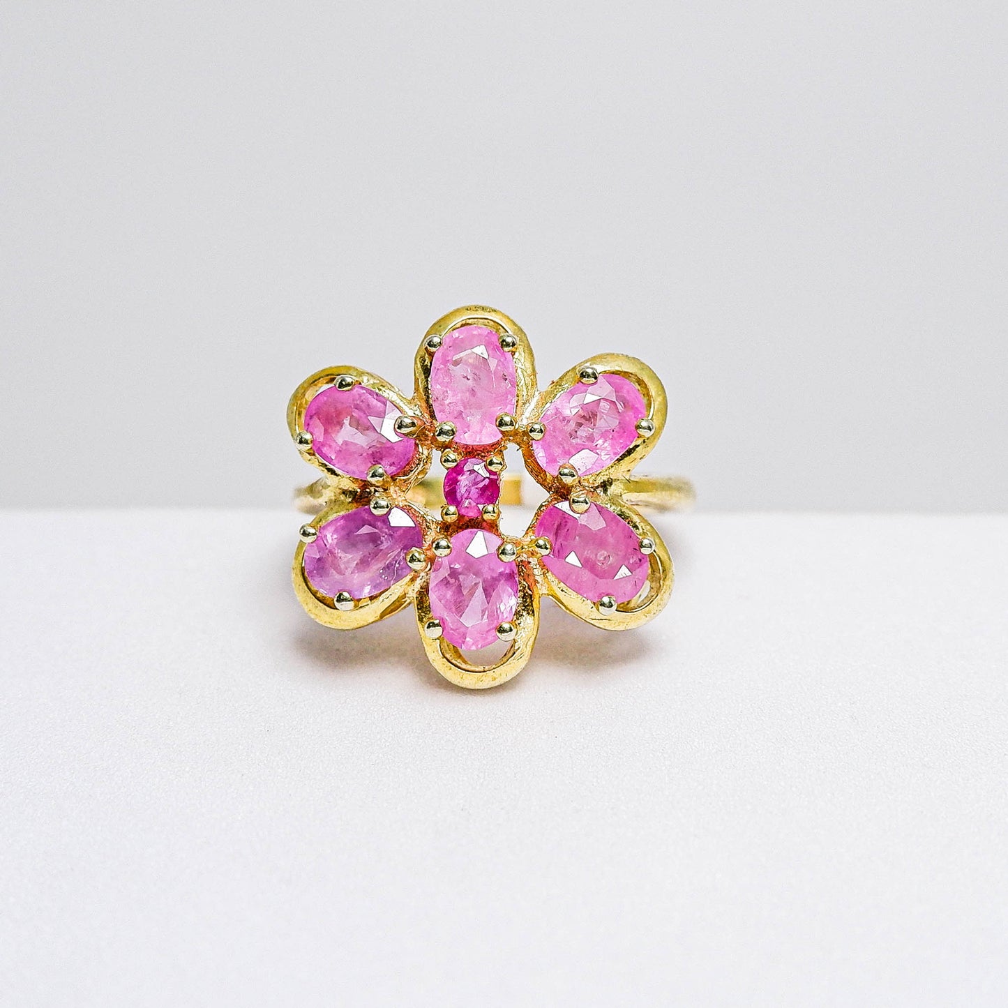 แหวนเงินแท้ 925 ฝังพลอย ทับทิมเวียดนาม (Ruby)
