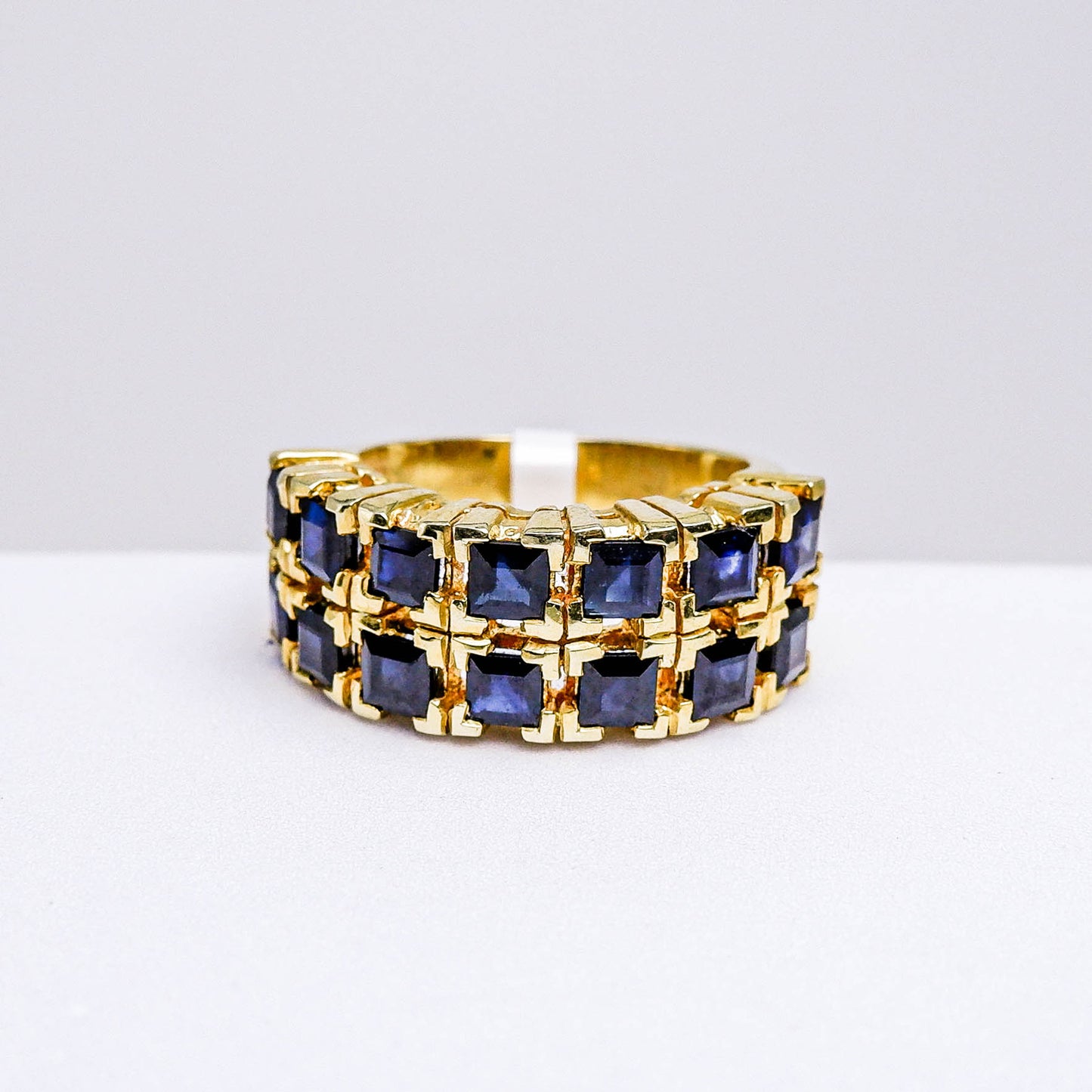 แหวนเงินแท้ 925 ฝังพลอย ไพลิน (Blue Sapphire)