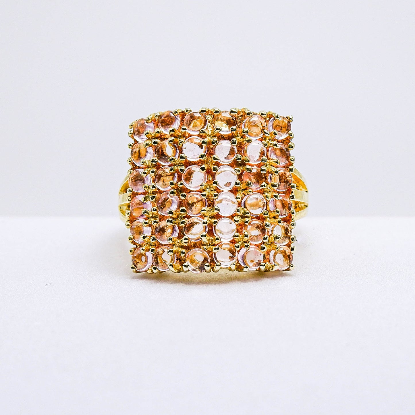 แหวนเงินแท้ 925 ฝังพลอย พิงค์แซฟไฟร์ (Pink Sapphire)