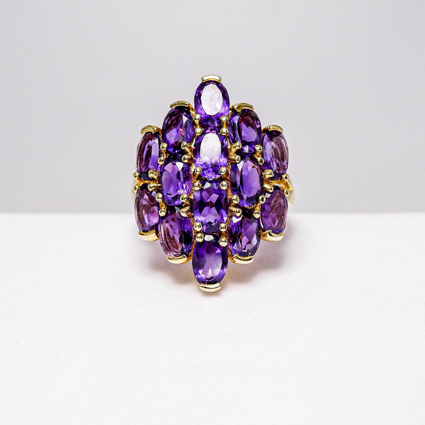 แหวนเงินแท้ 925 ฝังพลอย อเมทิสต์ (Amethyst)