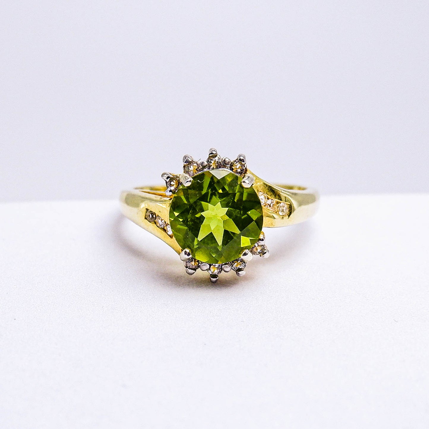 แหวนเงินแท้ 925 ฝังพลอย ทัวร์มาลีน (Tourmaline) + ไวท์โทพาส (whitetopaz) + เซอร์คอน (Zircon)