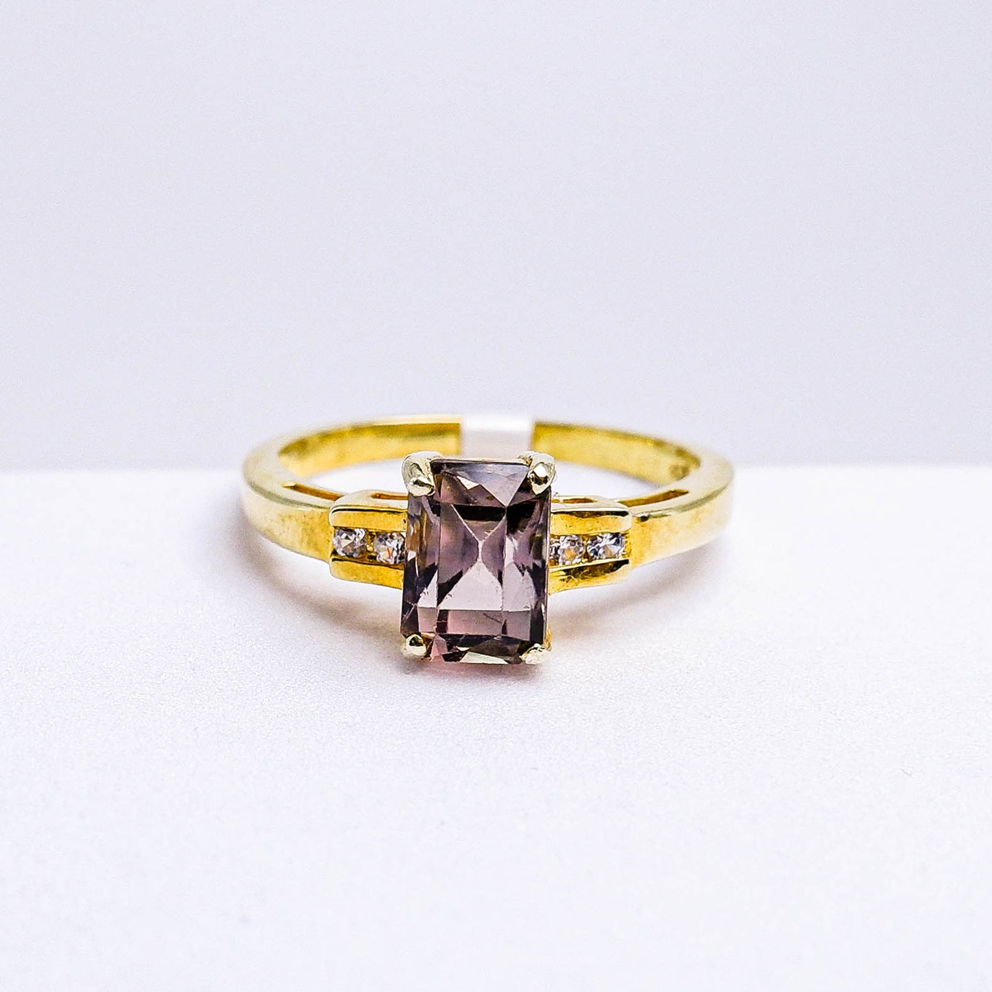 แหวนเงินแท้ 925 ฝังพลอย ทัวร์มาลีน (Tourmaline) + เซอร์คอน (Zircon)