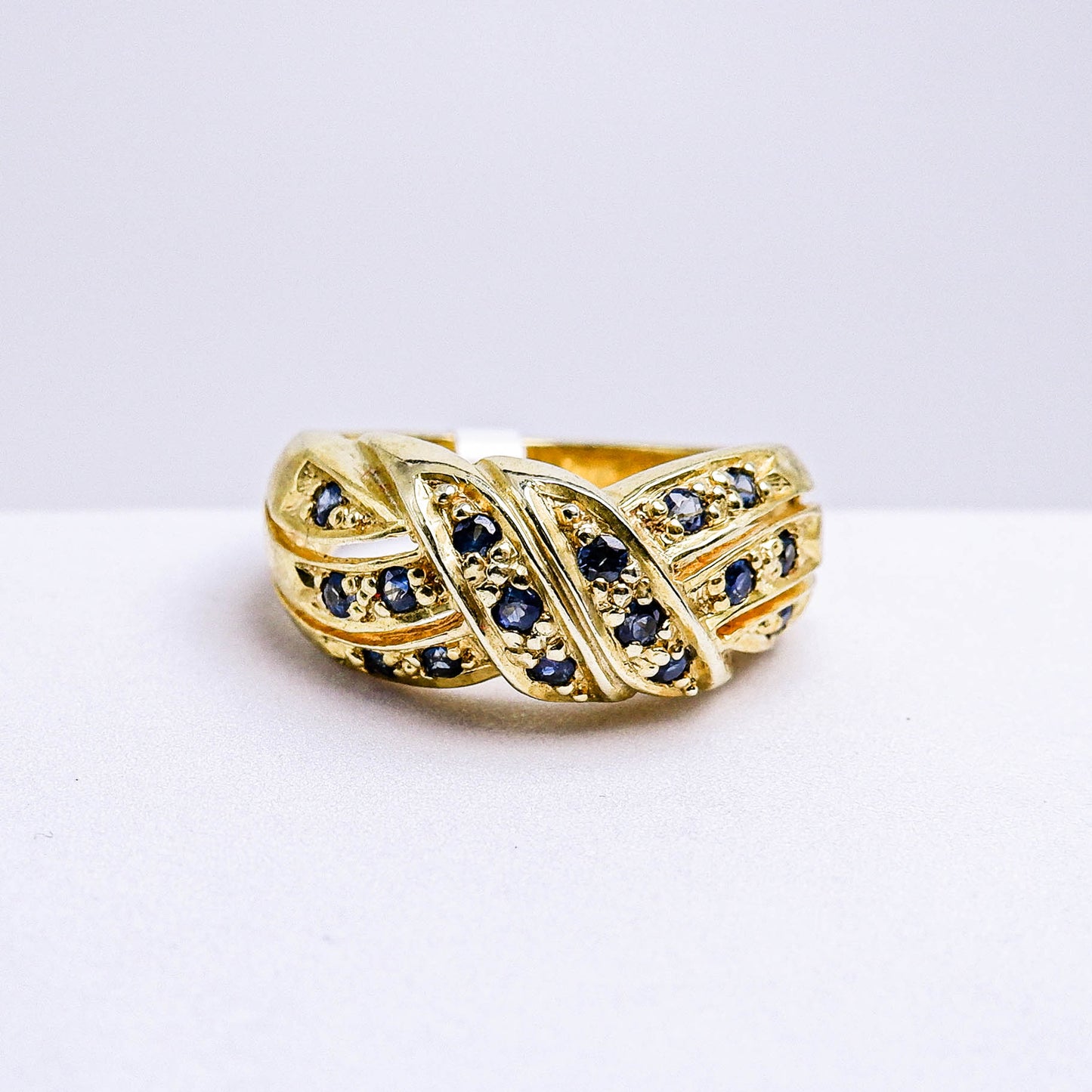 แหวนเงินแท้ 925 ฝังพลอย ไพลิน (Blue Sapphire)