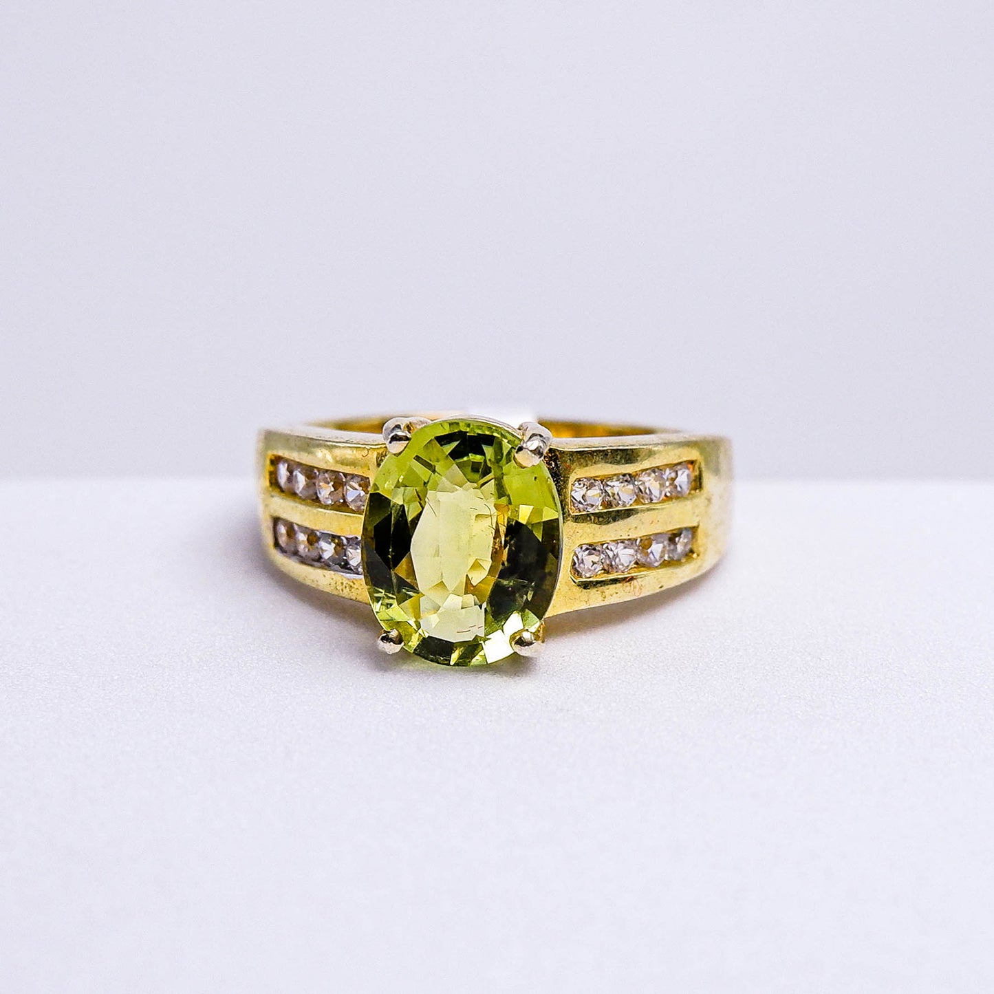 แหวนเงินแท้ 925 ฝังพลอย ทัวร์มาลีน (Tourmaline) + เซอร์คอน (Zircon)