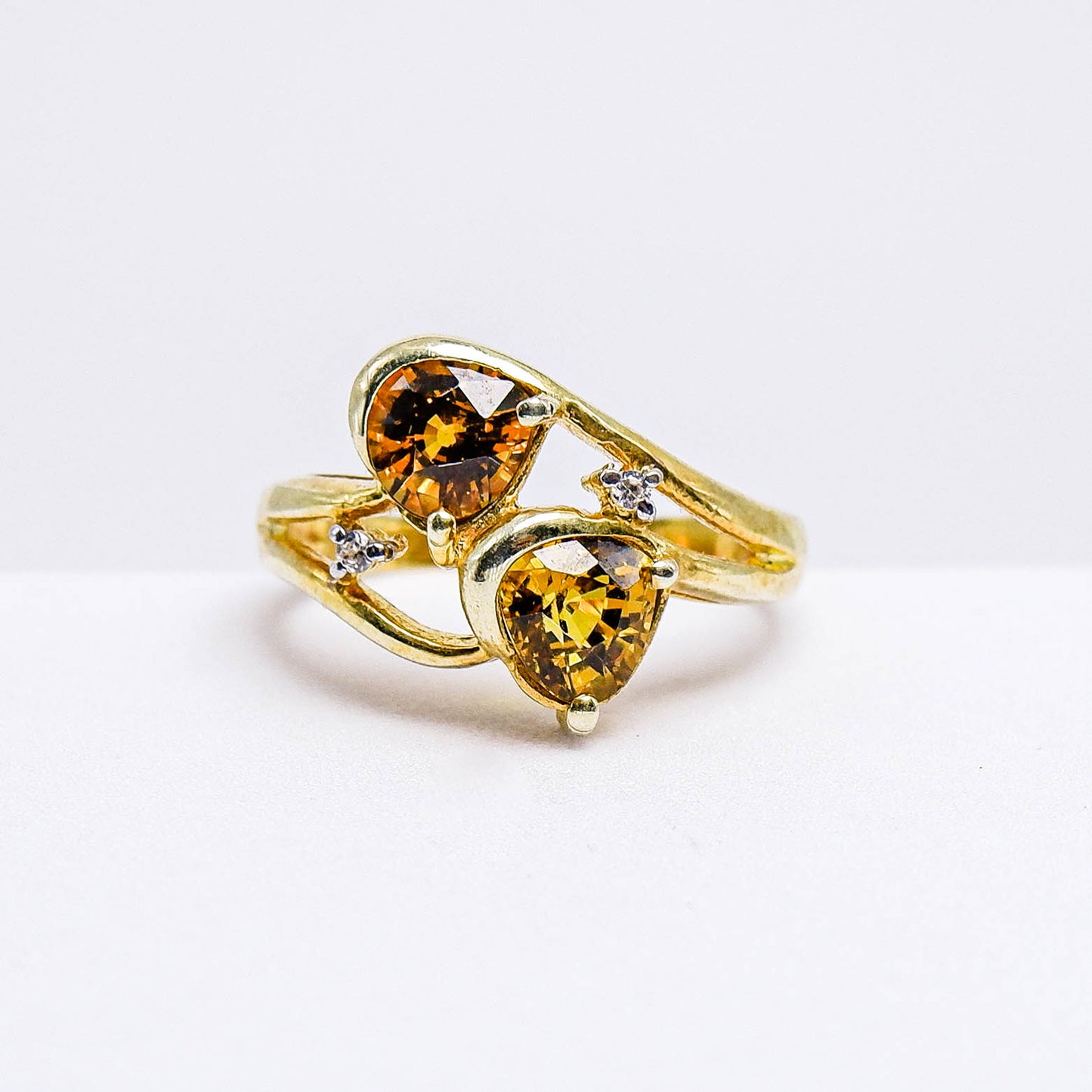 แหวนเงินแท้ 925 ฝังพลอย มาลีการ์เน็ต (Mali Garnet) + เซอร์คอน (Zircon)
