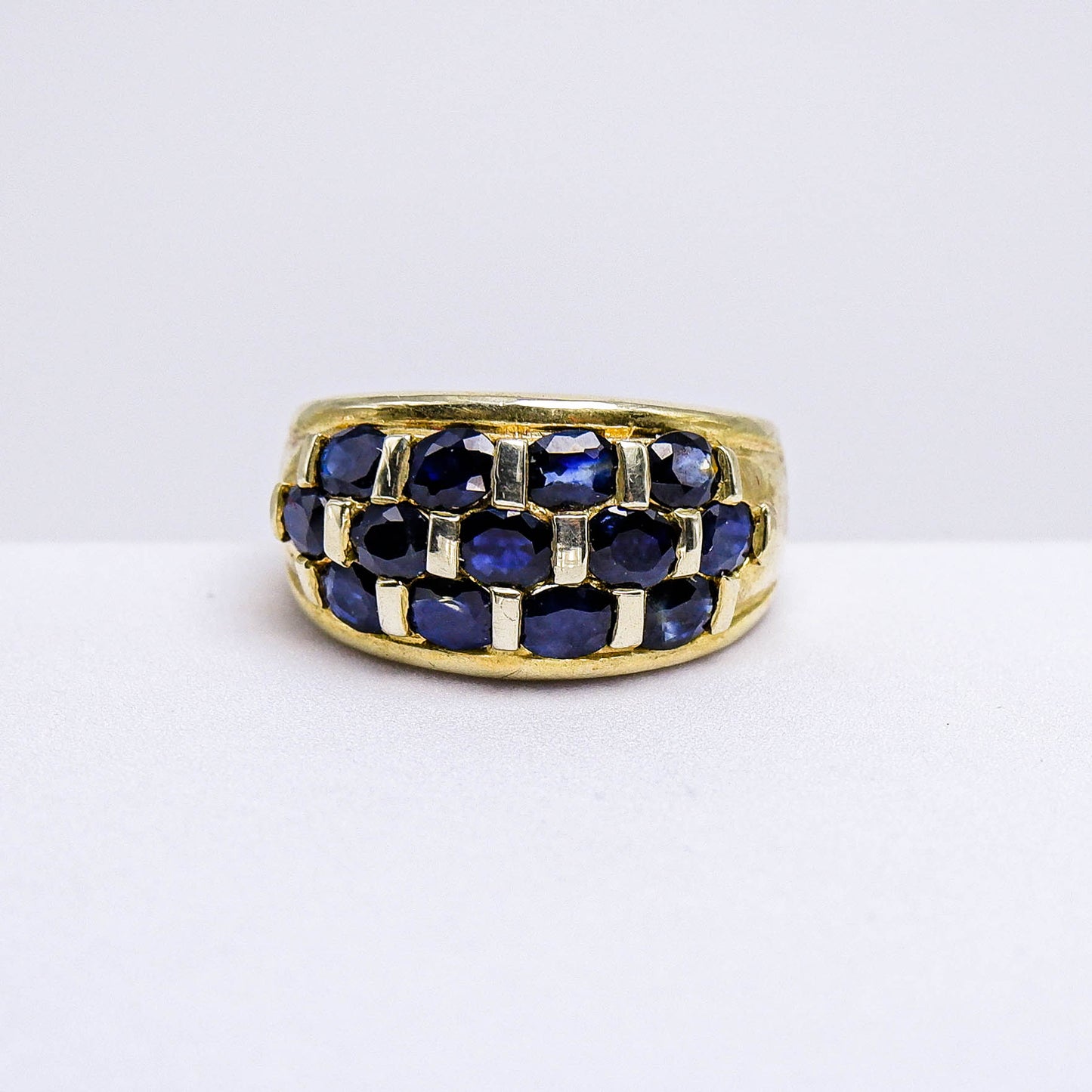 แหวนเงินแท้ 925 ฝังพลอย ไพลิน (Blue Sapphire)