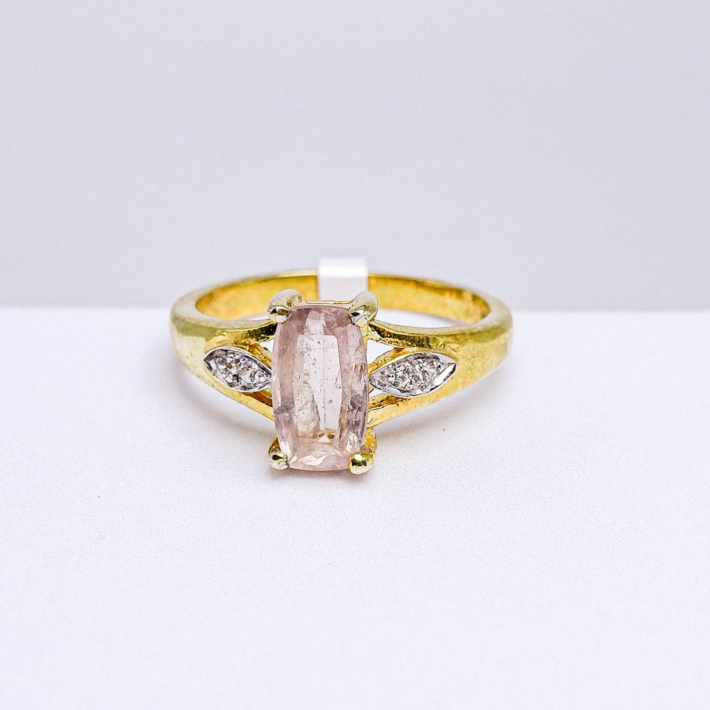 แหวนเงินแท้ 925 ฝังพลอย ทังก้า(ดิบ) (Untreated Tanga Sapphire) + เซอร์คอน (Zircon)