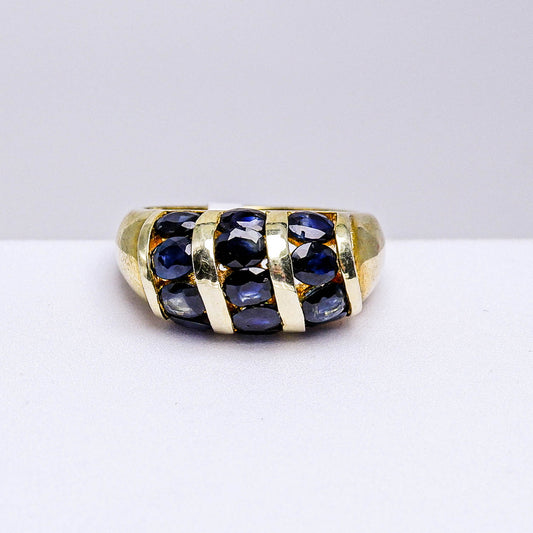 แหวนเงินแท้ 925 ฝังพลอย ไพลิน (Blue Sapphire)