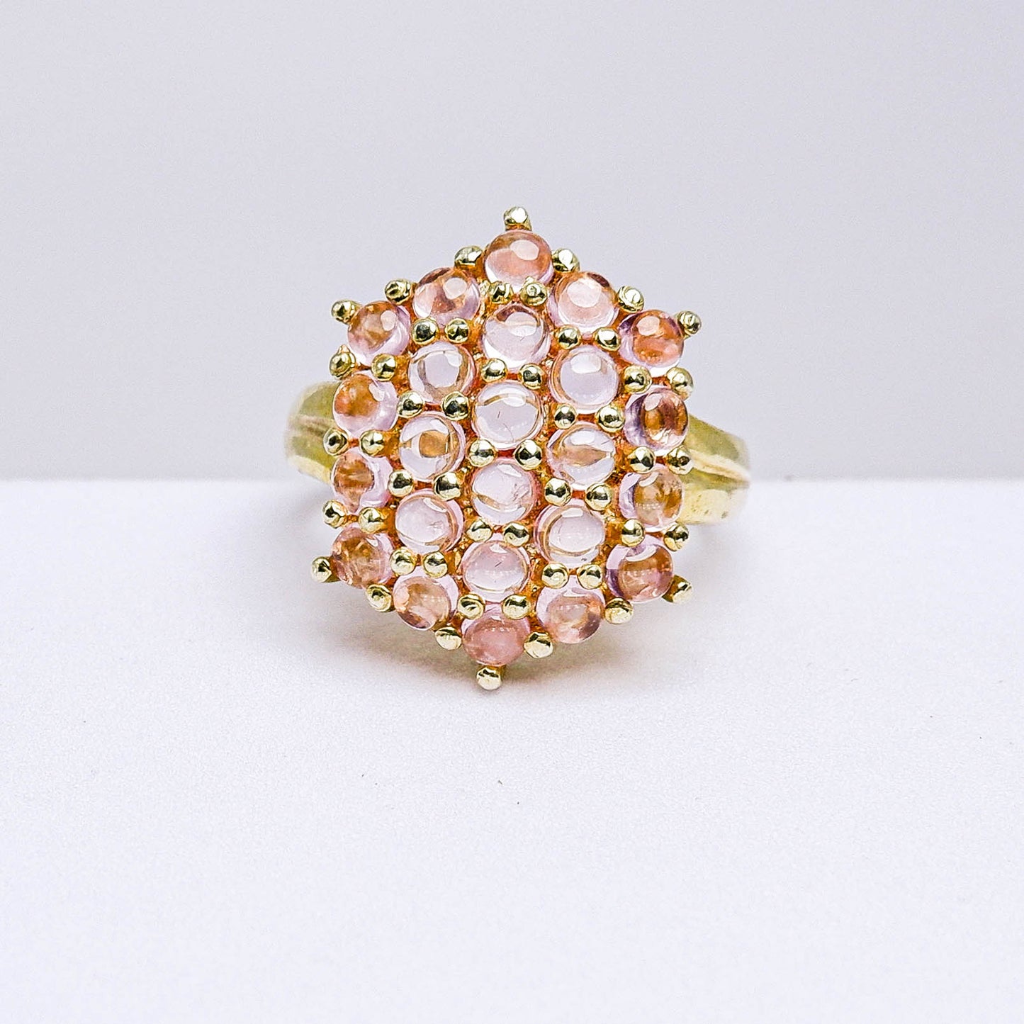 แหวนเงินแท้ 925 ฝังพลอย พิงค์แซฟไฟร์ (Pink Sapphire)