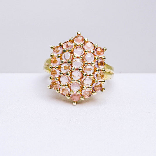 แหวนเงินแท้ 925 ฝังพลอย พิงค์แซฟไฟร์ (Pink Sapphire)