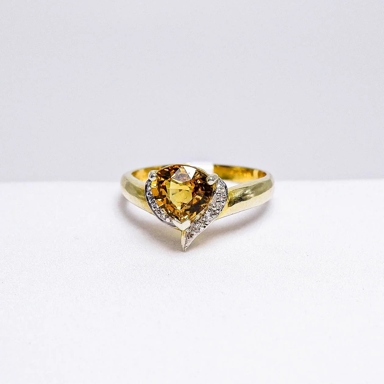 แหวนเงินแท้ 925 ฝังพลอย มาลีการ์เน็ต (Mali Garnet) + เซอร์คอน (Zircon) - Thaigems