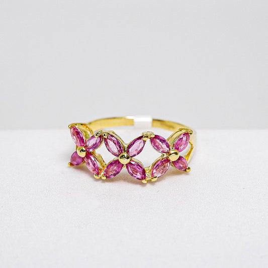 แหวนเงินแท้ 925 ฝังพลอย ทับทิมไทย (Ruby) - Thaigems