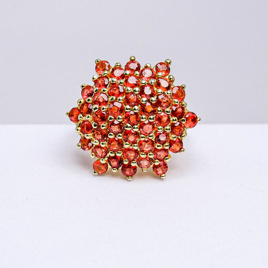 แหวนเงินแท้ 925 ฝังพลอย เรดแซฟไฟร์ (Red Sapphire)