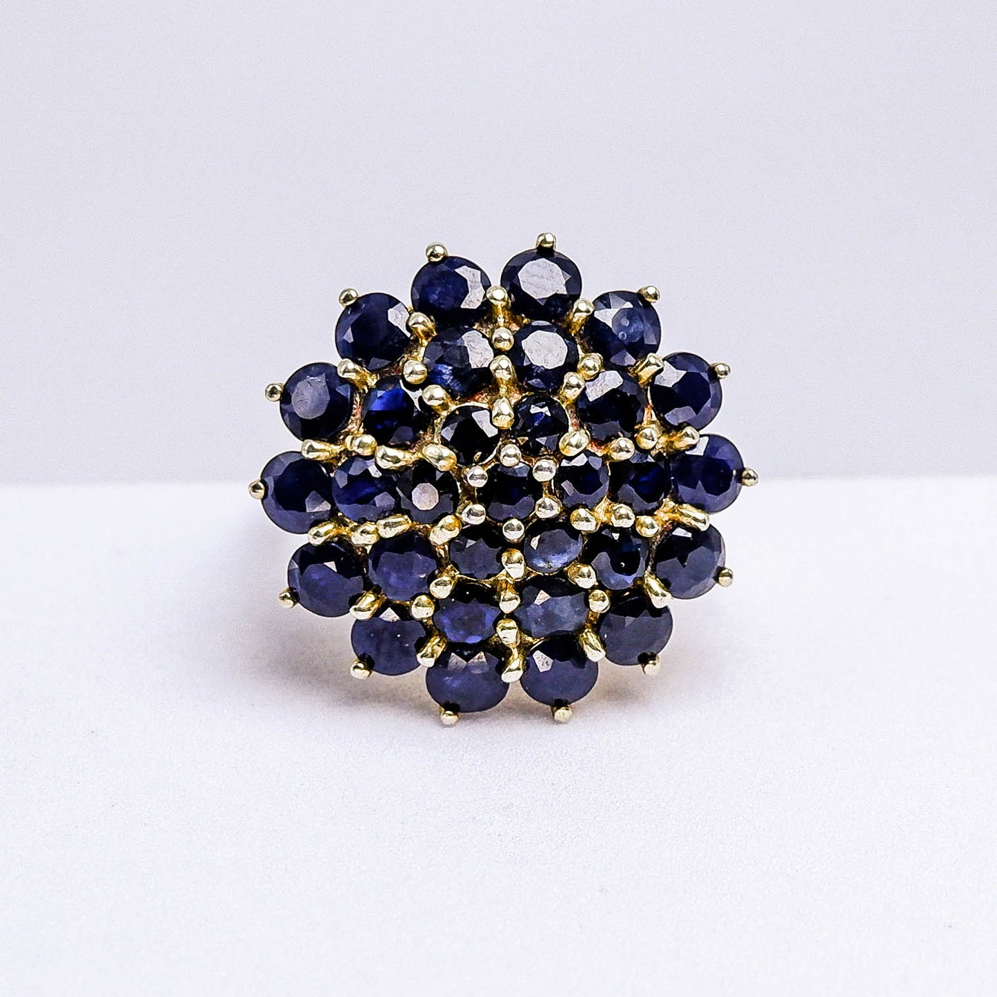 แหวนเงินแท้ 925 ฝังพลอย ไพลิน (Blue Sapphire)
