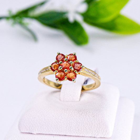 แหวนเงินแท้ 925 ฝังพลอย แซฟไฟร์ (Sapphire) + เซอร์คอน (Zircon)