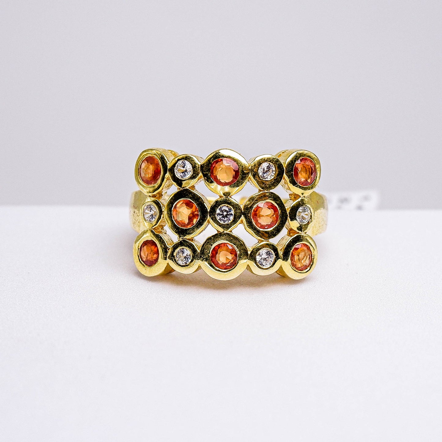 แหวนเงินแท้ 925 ฝังพลอย แซฟไฟร์ ( Sapphire) + เซอร์คอน (Zircon)