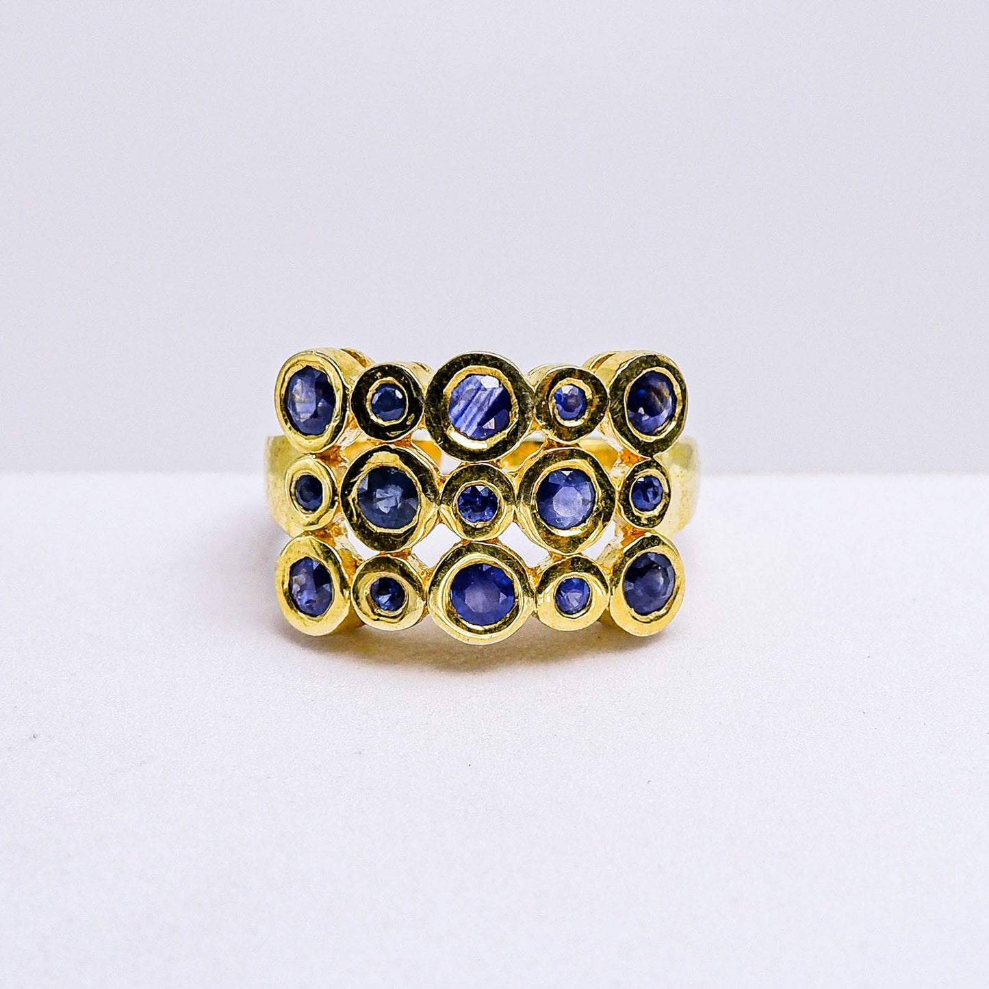 แหวนเงินแท้ 925 ฝังพลอย ไพลิน (Blue Sapphire)