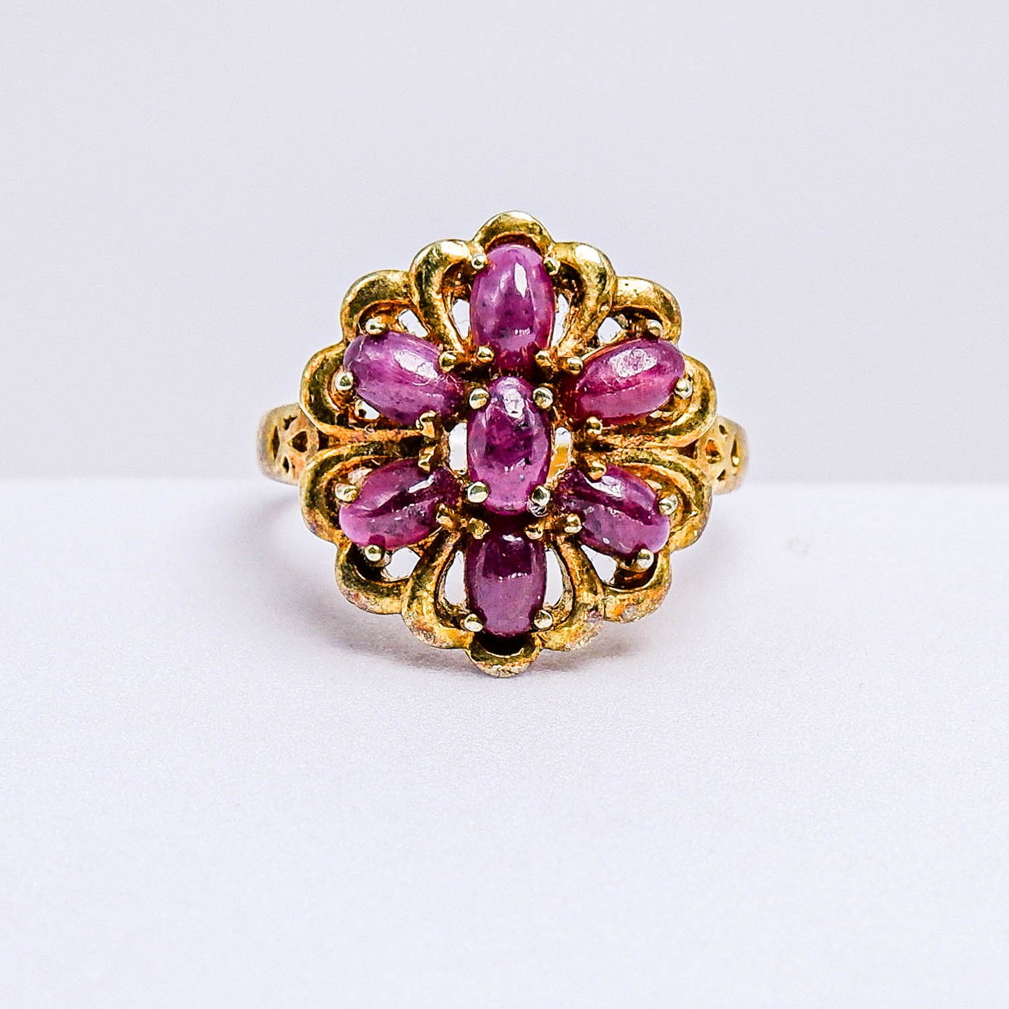 แหวนเงินแท้ 925 ฝังพลอย ทับทิมมาดา (Madagascar Ruby)
