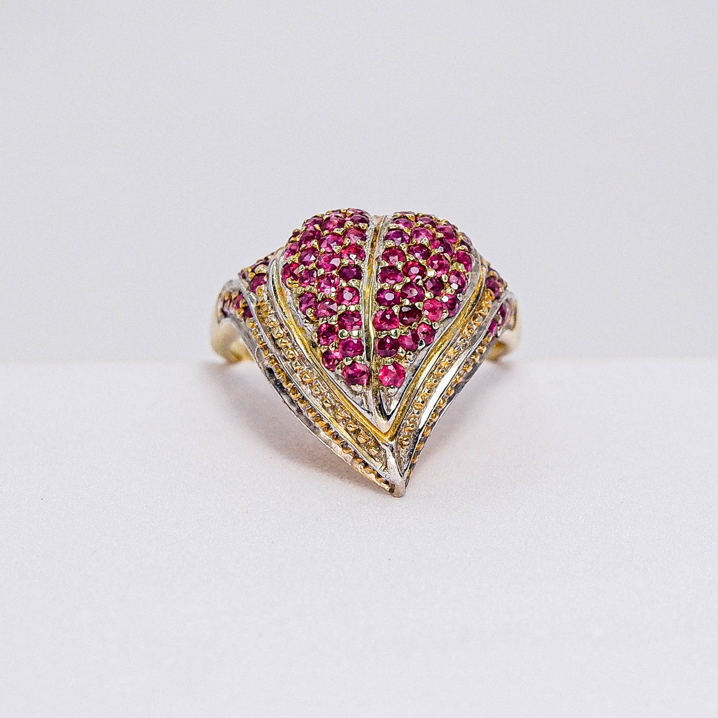 แหวนเงินแท้ 925 ฝังพลอย ทับทิม (Ruby)