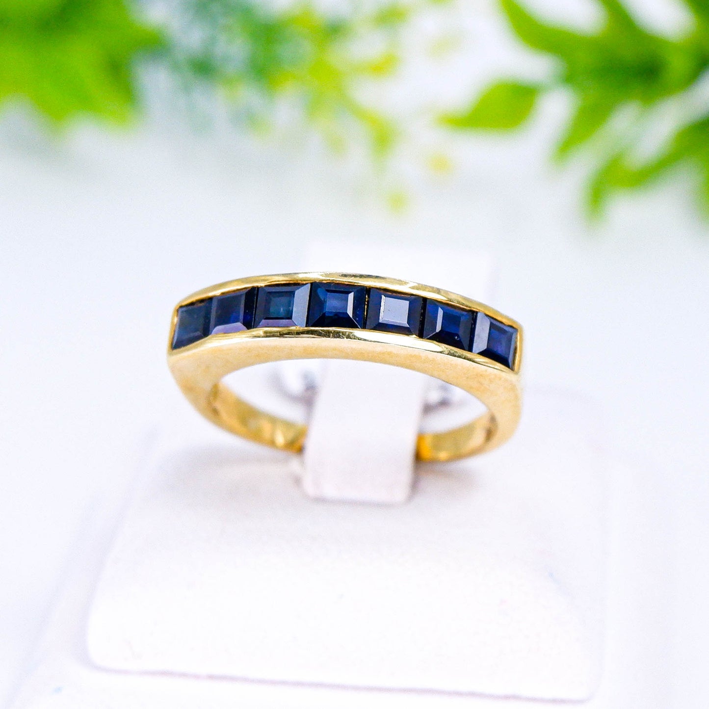 แหวนเงินแท้ 925 ฝังพลอย ไพลิน (Blue Sapphire)