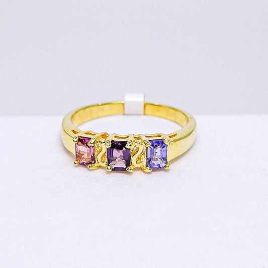 แหวนเงินแท้ 925 ฝังพลอย แซฟไฟร์ (Sapphire)