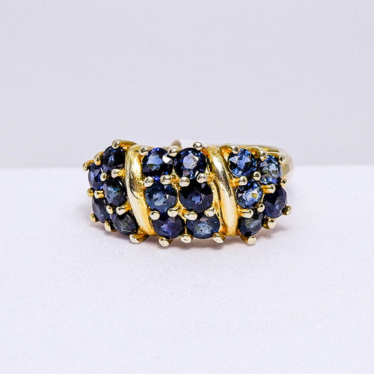 แหวนเงินแท้ 925 ฝังพลอย ไพลิน (Blue Sapphire)