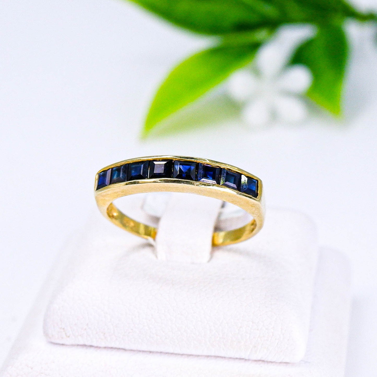 แหวนเงินแท้ 925 ฝังพลอย ไพลิน (Blue Sapphire)