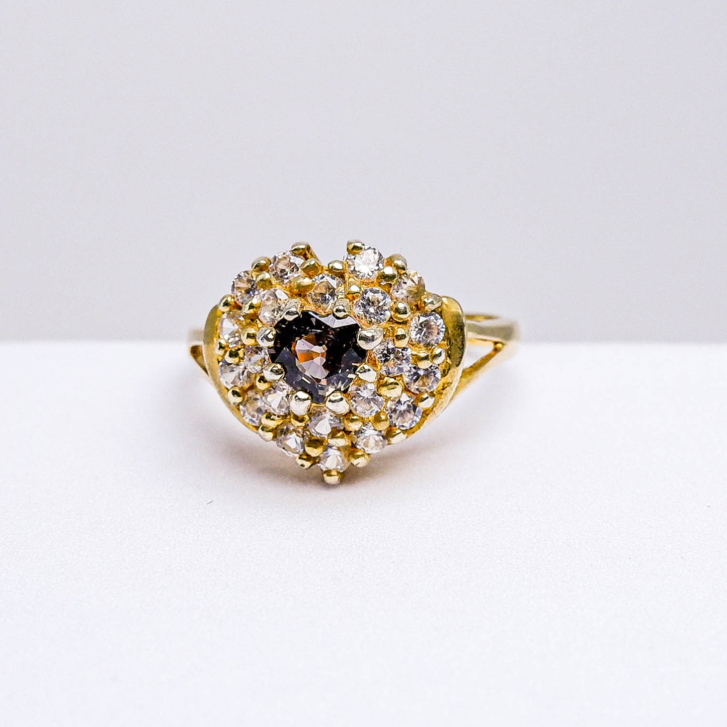 แหวนเงินแท้ 925 ฝังพลอย แซฟไฟร์แทนซาเนีย (Songea Sapphire) + เซอร์คอน (Zircon)