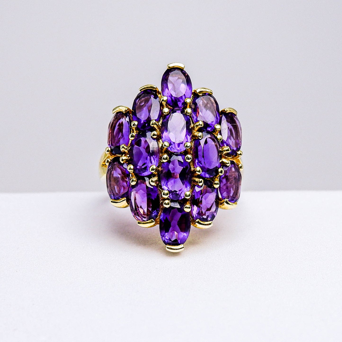 แหวนเงินแท้ 925 ฝังพลอย อเมทิสต์ (Amethyst)