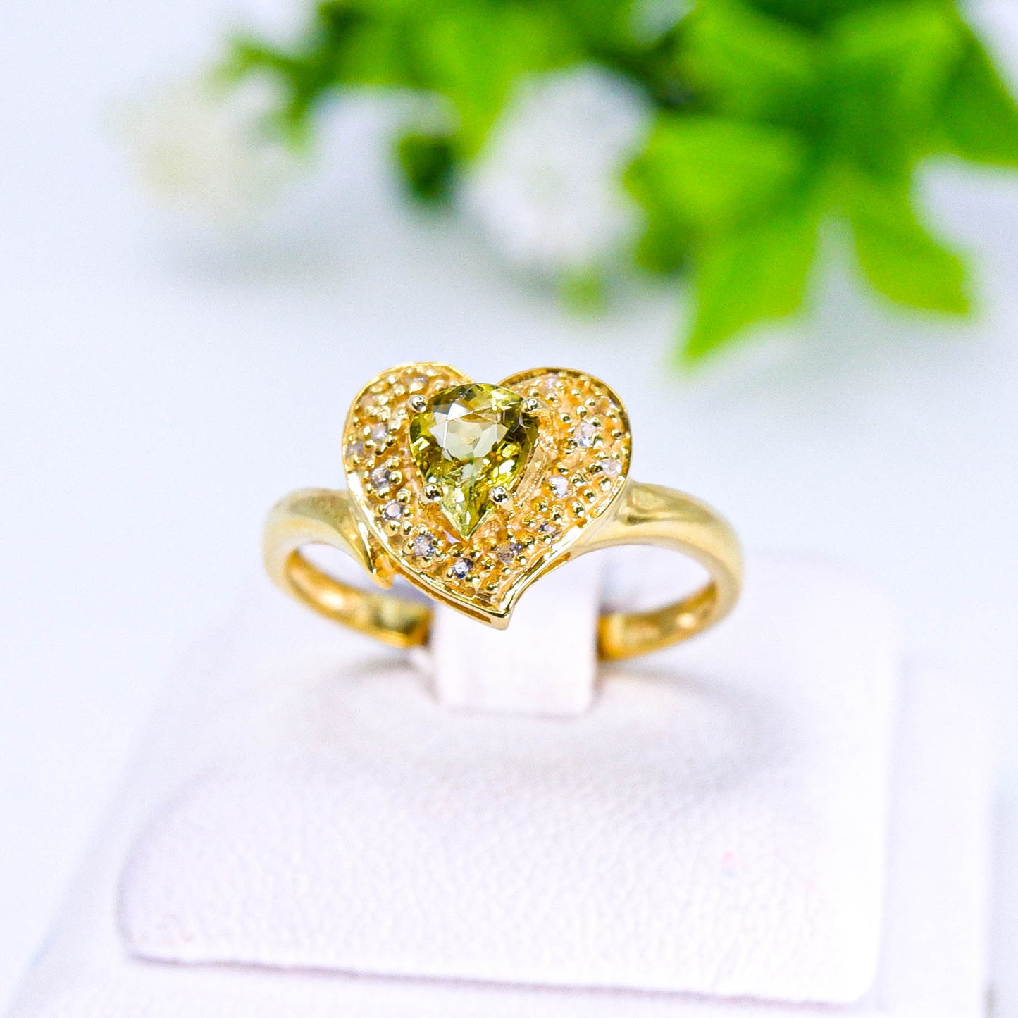 แหวนเงินแท้ 925 ฝังพลอย แซฟไฟร์ (Sapphire) + ไวท์โทพาส (whitetopaz)