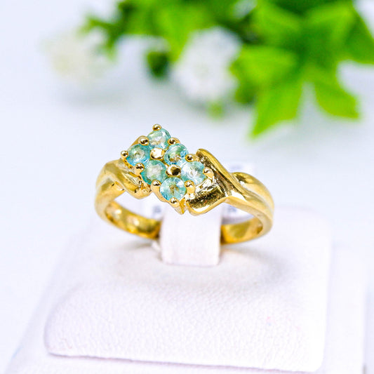 แหวนเงินแท้ 925 ฝังพลอย มรกต (Emerald cut)