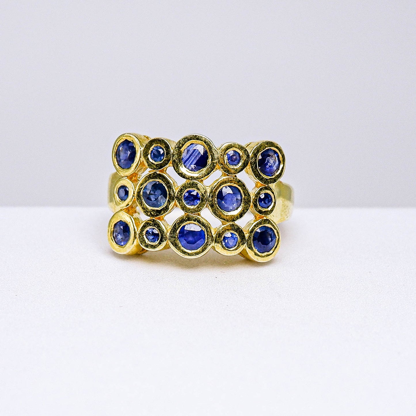 แหวนเงินแท้ 925 ฝังพลอย ไพลิน (Blue Sapphire)