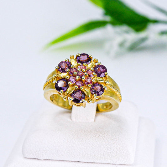 แหวนเงินแท้ 925 ฝังพลอย แซฟไฟร์ไทย (Thai Sapphire)