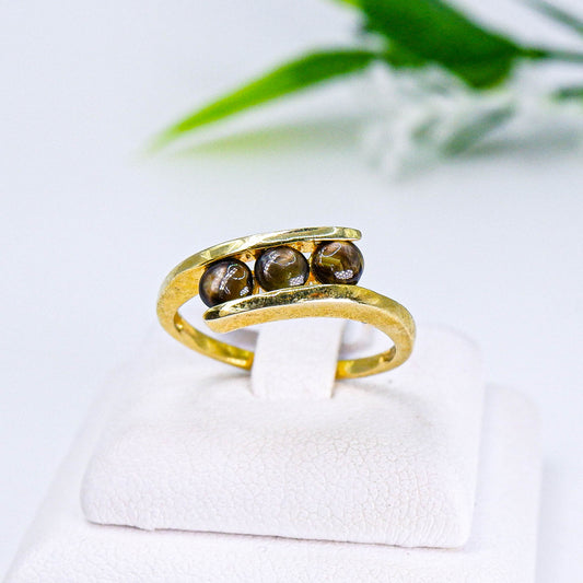 แหวนเงินแท้ 925 ฝังพลอย สตาร์บางกะจะ (Black Star Sapphire)