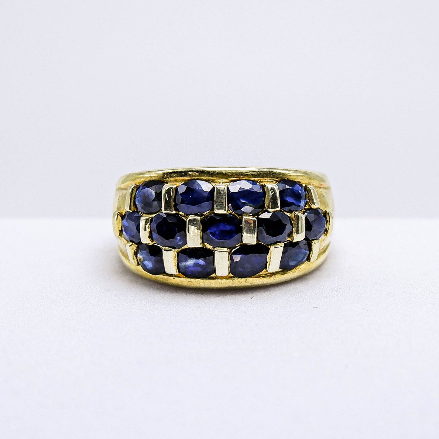 แหวนเงินแท้ 925 ฝังพลอย ไพลิน (Blue Sapphire)