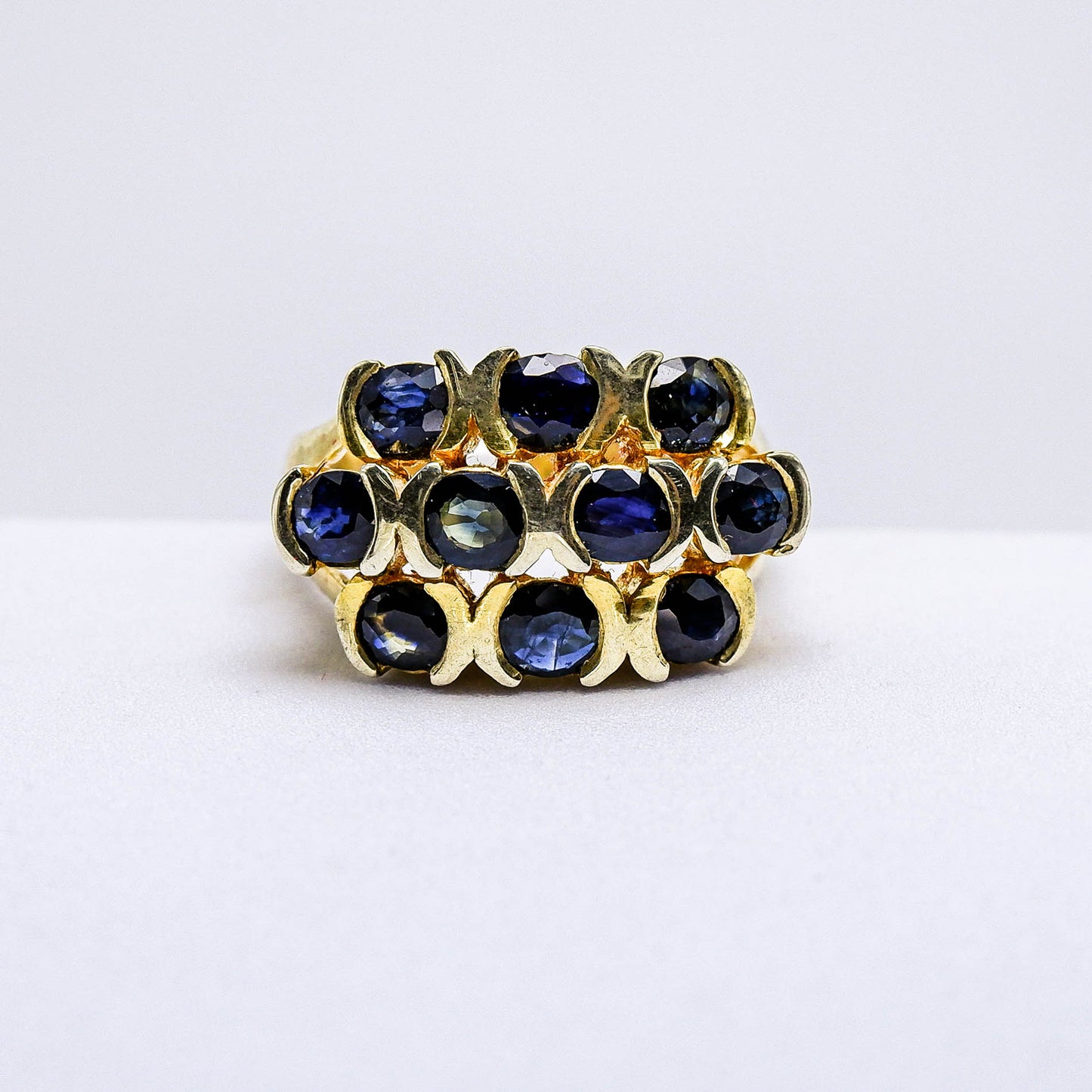 แหวนเงินแท้ 925 ฝังพลอย ไพลิน (Blue Sapphire)