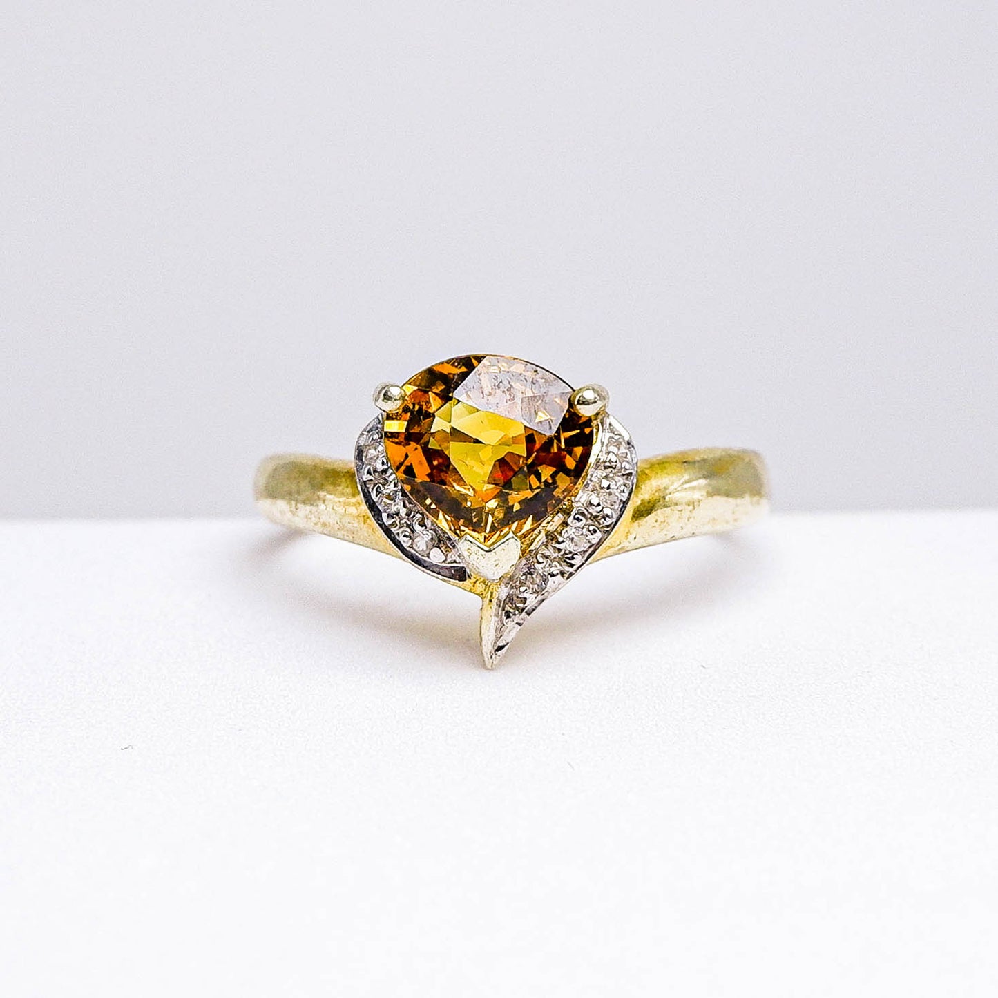 แหวนเงินแท้ 925 ฝังพลอย มาลีการ์เน็ต (Mali Garnet) + เซอร์คอน (Zircon)