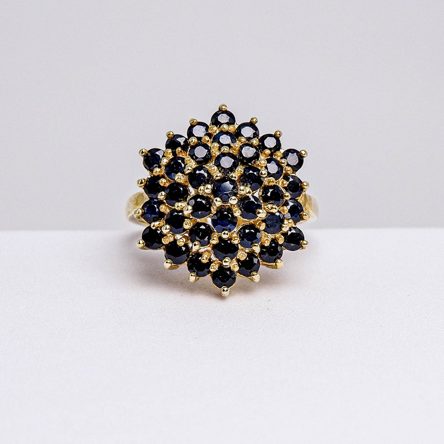 แหวนเงินแท้ 925 ฝังพลอย ไพลิน (Blue Sapphire)