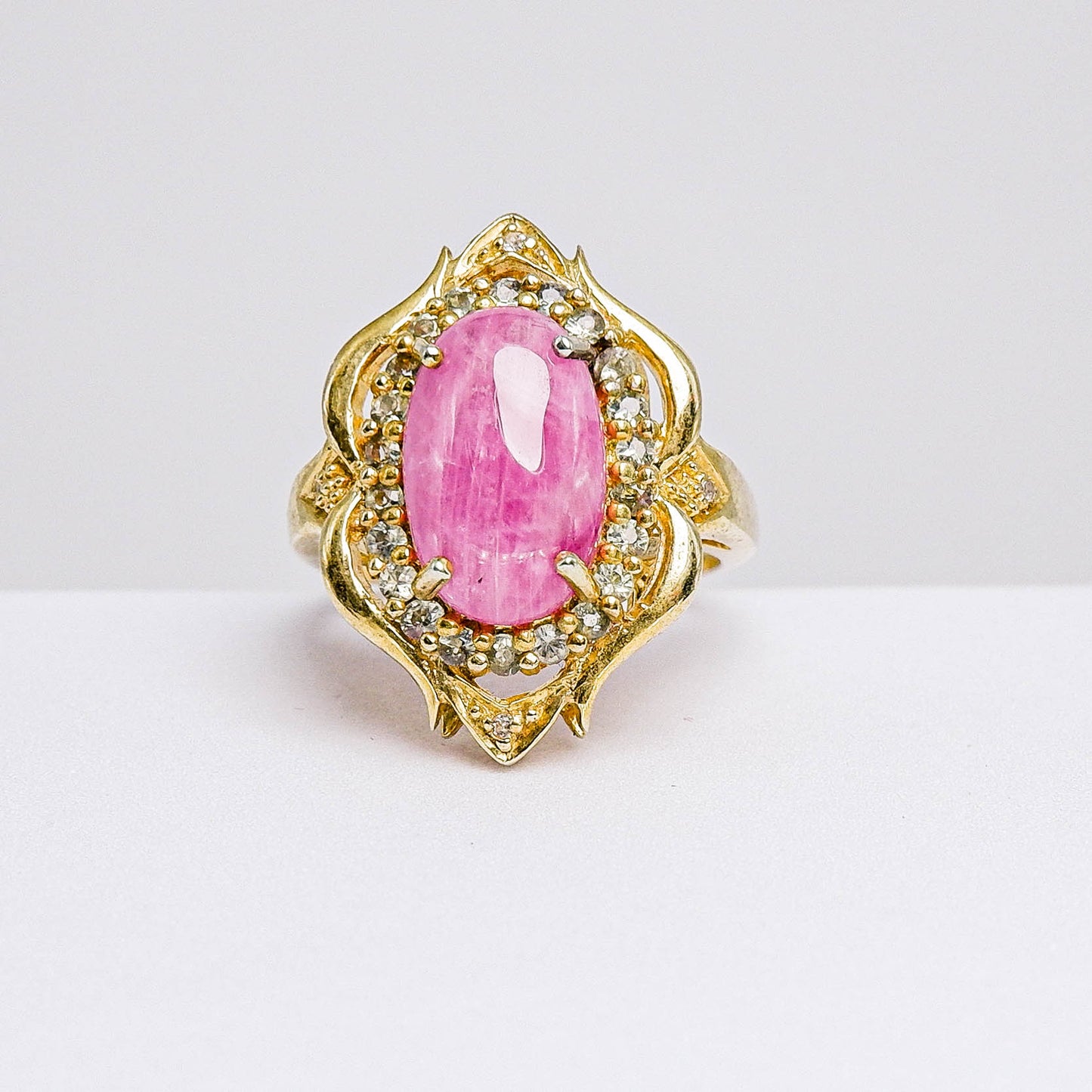 แหวนเงินแท้ 925 ฝังพลอย ทับทิม (Ruby) + แซฟไฟร์ (Sapphire) + ไวท์โทพาส (whitetopaz)