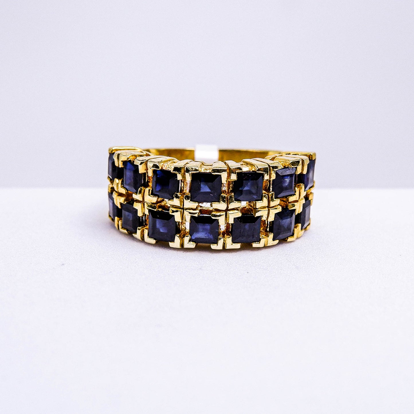 แหวนเงินแท้ 925 ฝังพลอย ไพลิน (Blue Sapphire)