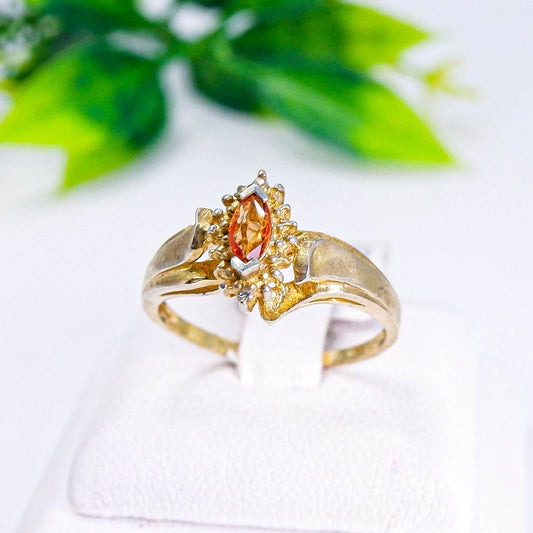 แหวนเงินแท้ 925 ฝังพลอย แซฟไฟร์แทนซาเนีย (Songea Sapphire) + โทพาส (Topaz)