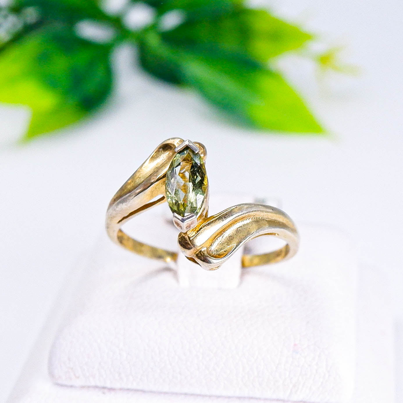 แหวนเงินแท้ 925 ฝังพลอย กรีนทัวมาลีน (green Tourmaline)