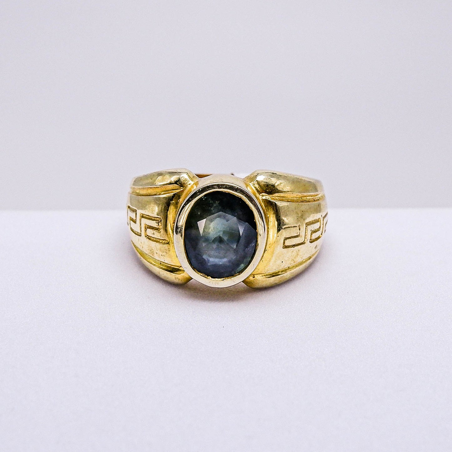 แหวนเงินแท้ 925 ฝังพลอย ไพลิน (Blue Sapphire)