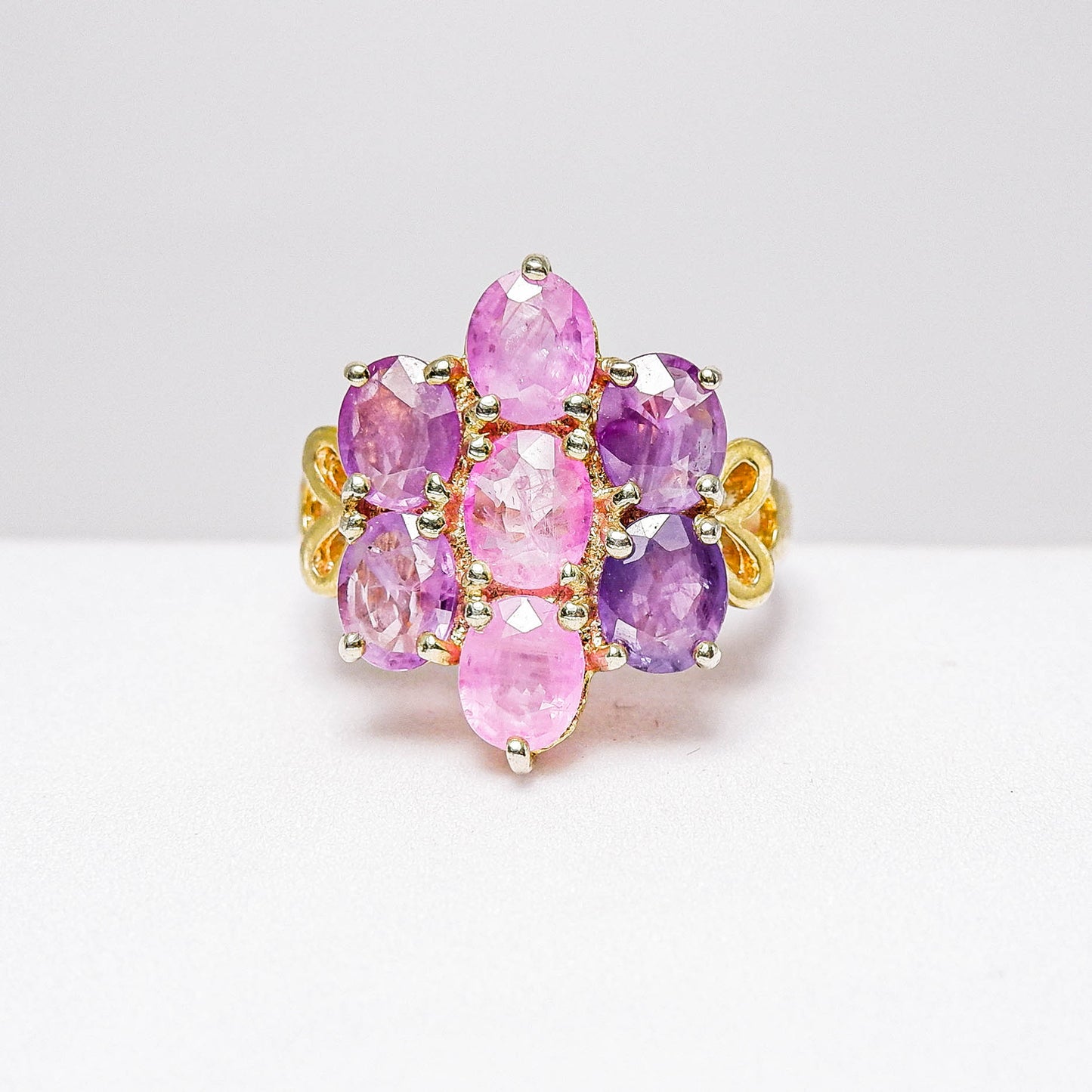 แหวนเงินแท้ 925 ฝังพลอย แซฟไฟร์เวียดนาม (Vietnamese Sapphire)