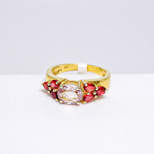 แหวนเงินแท้ 925 ฝังพลอย สปิเนล (Spinel)
