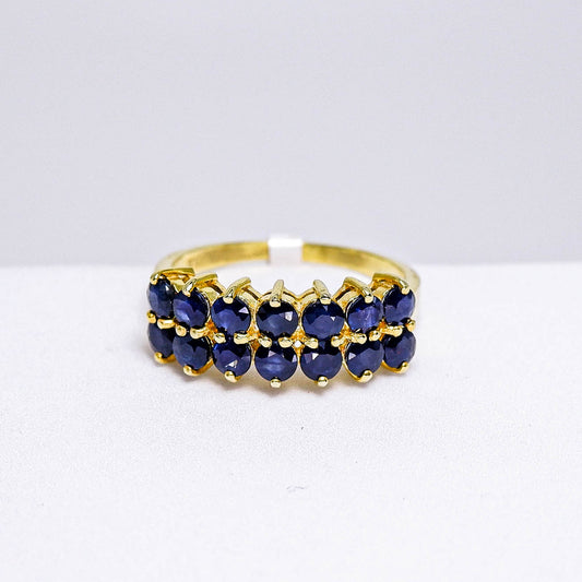 แหวนเงินแท้ 925 ฝังพลอย ไพลิน (Blue Sapphire)